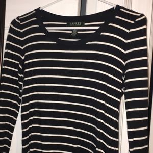 Black and white striped shirt